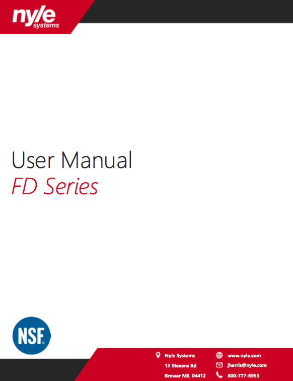 FD Series Manual