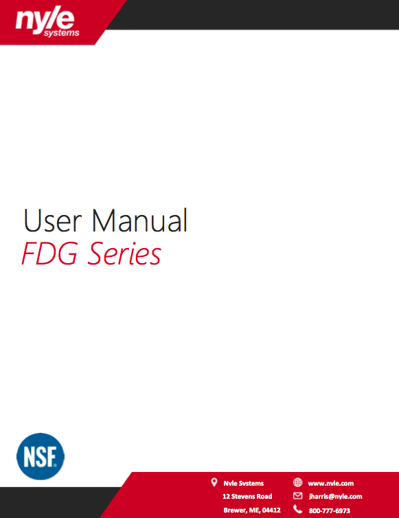 FDG Series Manual