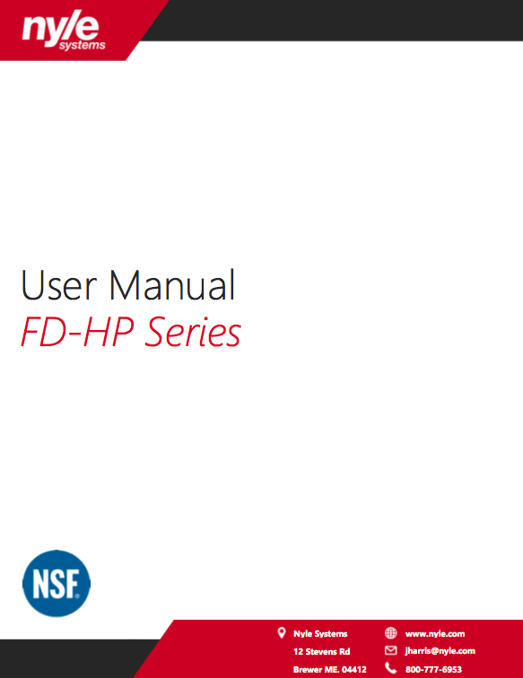 FD-HP Series Manual